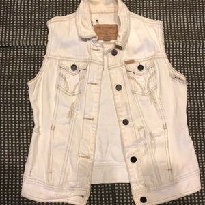 Hollister Co. Distressed Demin Vest